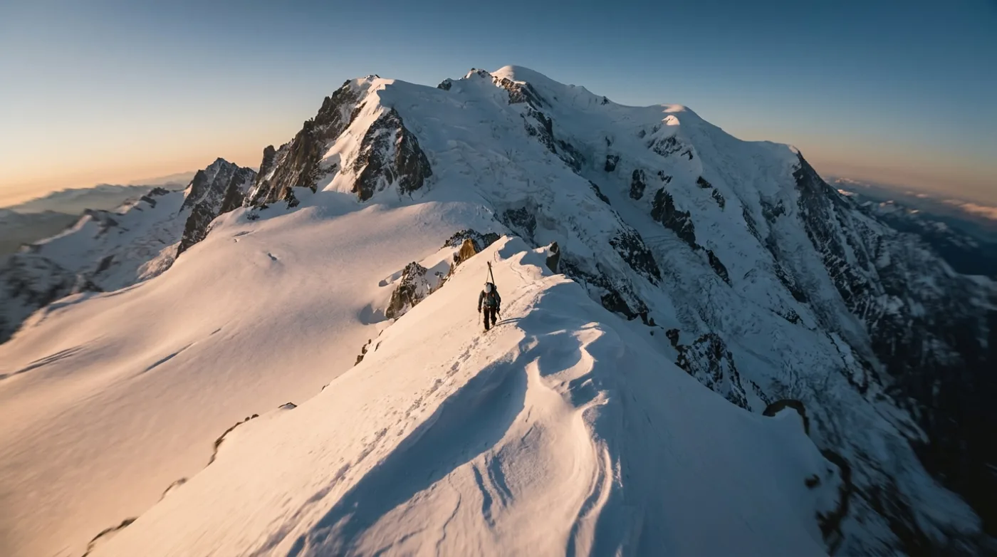 Chamonix, first light
