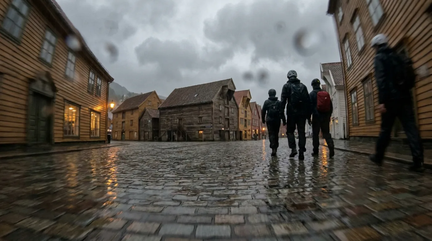 Bergen, rain, always rain