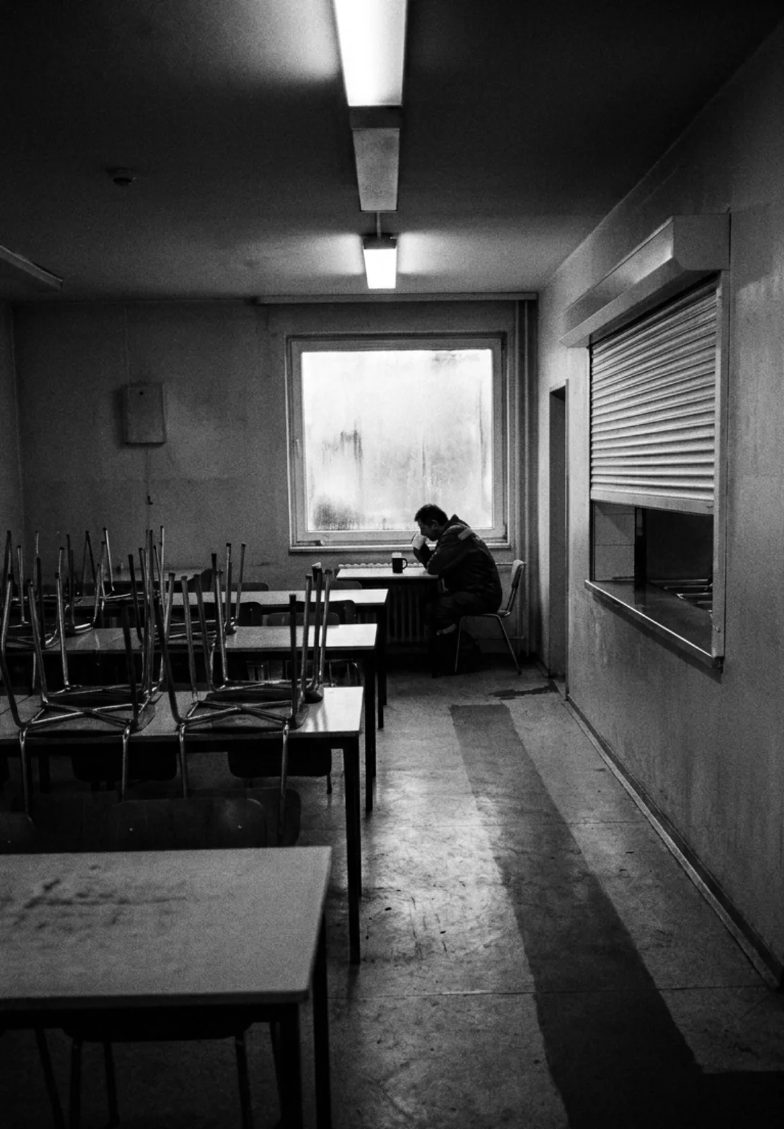 Kantine, 04:40. Marzahn, 2022.
